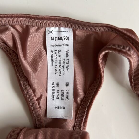 Women's Glitter Straps ( Love) Low Waist Sexy Underwear Thongs Underwear Panty - Picture 5 of 7